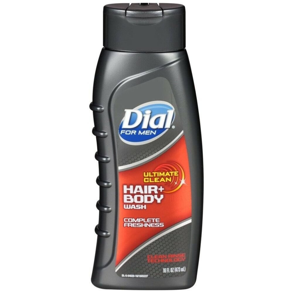 Dial Men Hair Body Wash 16 oz Ultimate Clean Complete Freshness 2 IN 1